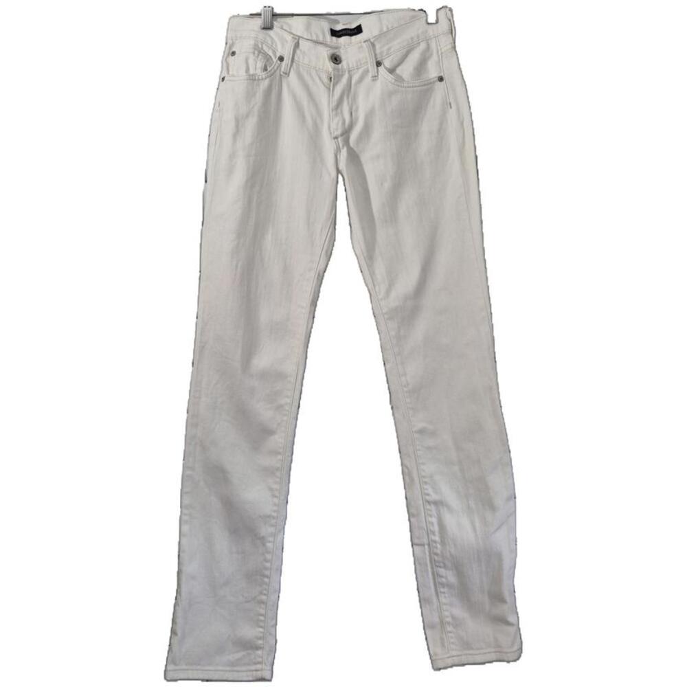 James Jeans Randi Ladies White Denim Jean Skinny Leg 99/1% Cotton Lycra